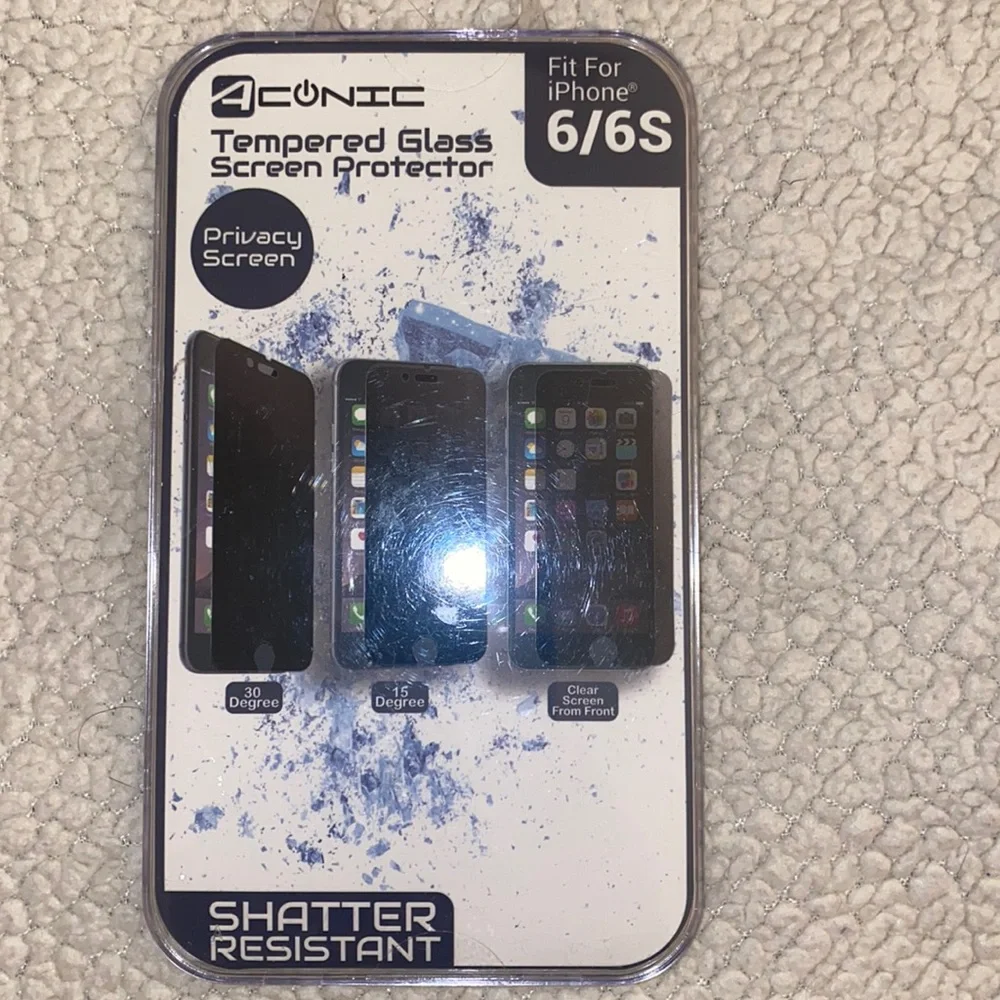NEW tempered glass screen protector for iPhone 6/6S
